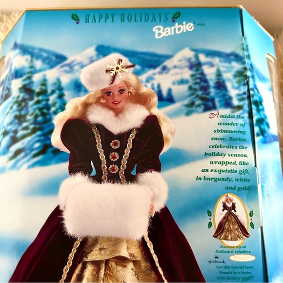 Vintage New In Box 1996 Happy Holiday Barbie Special Edition - Picture 11 of 12